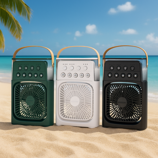 ArcticBreeze - 3 in 1 Mini Air Cooler, Humidifier & LED Light